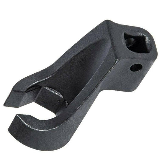 19mm fuel line sleeve, black metal clamp with fork end and mounting hole