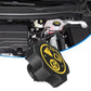 Black radiator cap shown installed in engine compartment