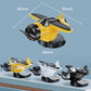 Automatic Rotating Car Dashboard Decorative Solar-Powered Airplane Ornament