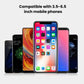 Phone holder cradle designed for 3.5-6.5 inch mobile phones