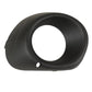 Black fog light bezel with round opening and lower mounting hole
