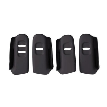 Set of black silicone anti-slip protection pads for window lift control panel
