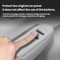 Gray silicone window lift control pad with button access opening