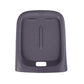Dark gray silicone center console anti-slip mat with wireless charging slot, textured surface