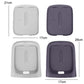Silicone anti-slip charging mats showing purple and gray half/full coverage options, 4-pack view