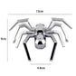 2pcs General Car Metallic Spider Emblem 3D Car Decorative Sticker, Metallic Spider