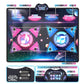 Dancing Challenge Playmat Wireless Dance Mat Dual Player Gaming Pad, 120x95cm