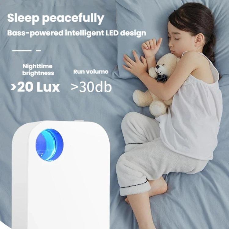 GL-130 Home Wall-Mounted Quiet Negative Ion Air Purifier With LED Light, US Plug, EU Plug