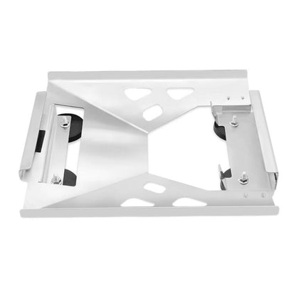 White car roof magnetic antenna installation bracket set with mounting arms