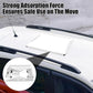 Car roof magnetic installation bracket and rectangular mounting base with arms