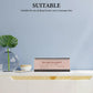 Small 2026 mini desk calendar on a tabletop shelf with flip stand