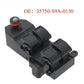 Black window lift master switch with red cap and AUTO button labels, OE 35750-S9A-0130
