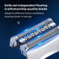 Replacement shaver head blade cartridge, close-up of foil and cutter units