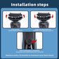 Replacement shaver blade installation steps with blade removal and alignment
