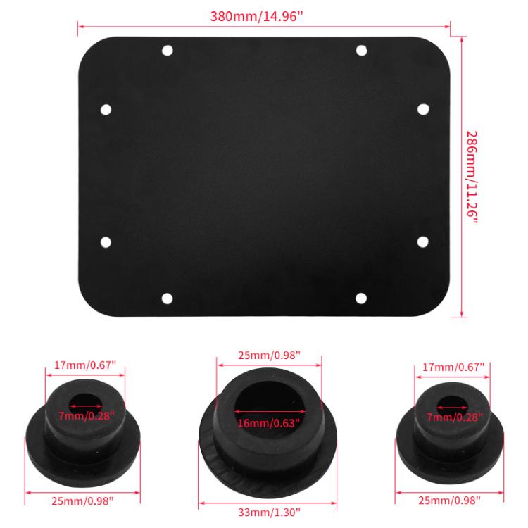 For Jeep Wrangler JK Exhaust Cover Tailgate Trim
