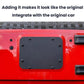For Jeep Wrangler JK Exhaust Cover Tailgate Trim