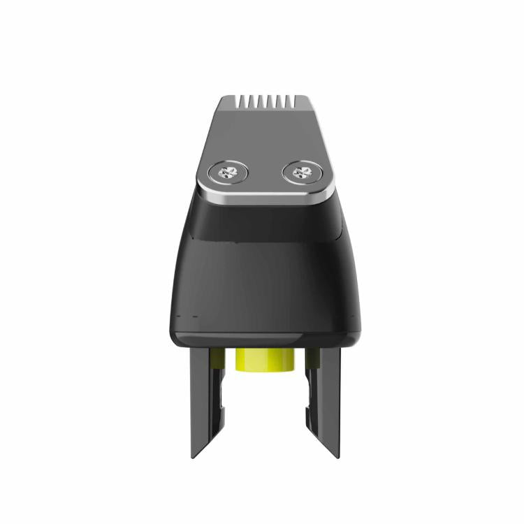 Trimmer blade head attachment with exposed comb teeth and yellow inner blade