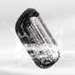 Braun 64B replacement shaver head with water droplets on twin foil screens
