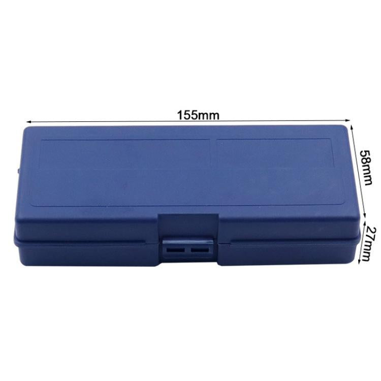Blue storage case for metal engraving knives, 155 mm x 58 mm