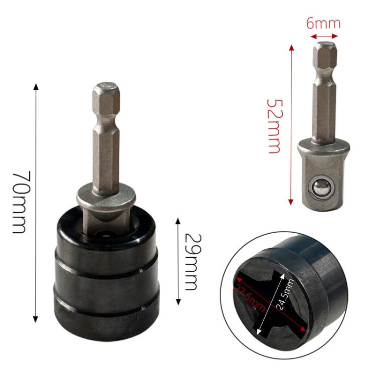 Labor-Saving Jack Socket For Electric Wrench Auxiliary Tire Removal Tool, Labor-Saving Jack Socket