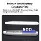 Slim infrared anti-itch pen with visible 500mAh battery label