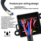 12V/80A Motorcycle 6-Way Waterproof Fuse Box with Starter Relay
