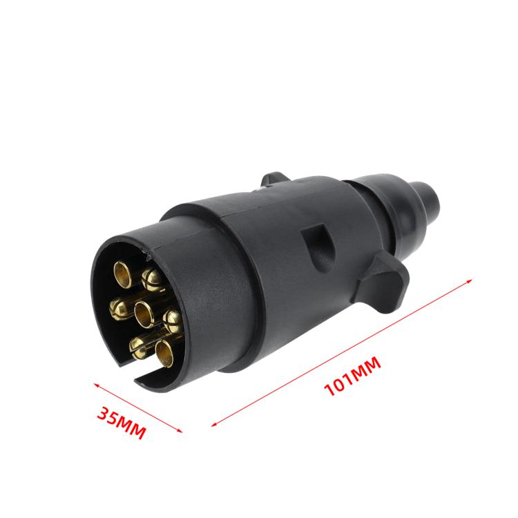 12V European Standard Waterproof Car 7-Pin Nylon Socket Kit