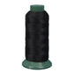 Nylon sewing thread spool, black 210D3 weight, household craft use