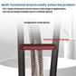 2pcs Multi-function Faucet Installation Wrench Sink Pipe Angle Valve Installation Repair Removal Tool, A Small+B Large
