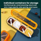 Household 4-Grid Seasoning Box Kitchen Spice Storage Container