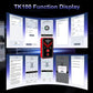 Red and black TPMS function display tool with visible control buttons