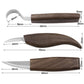 Wood carving knife set dimensions shown: 162mm, 170mm, 165mm lengths