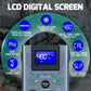 Desoldering station LCD digital screen with blue temperature indicators