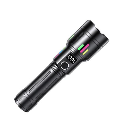 Rechargeable Zoomable High-Power Flashlight Handheld Aluminum Alloy Strong Light Torch