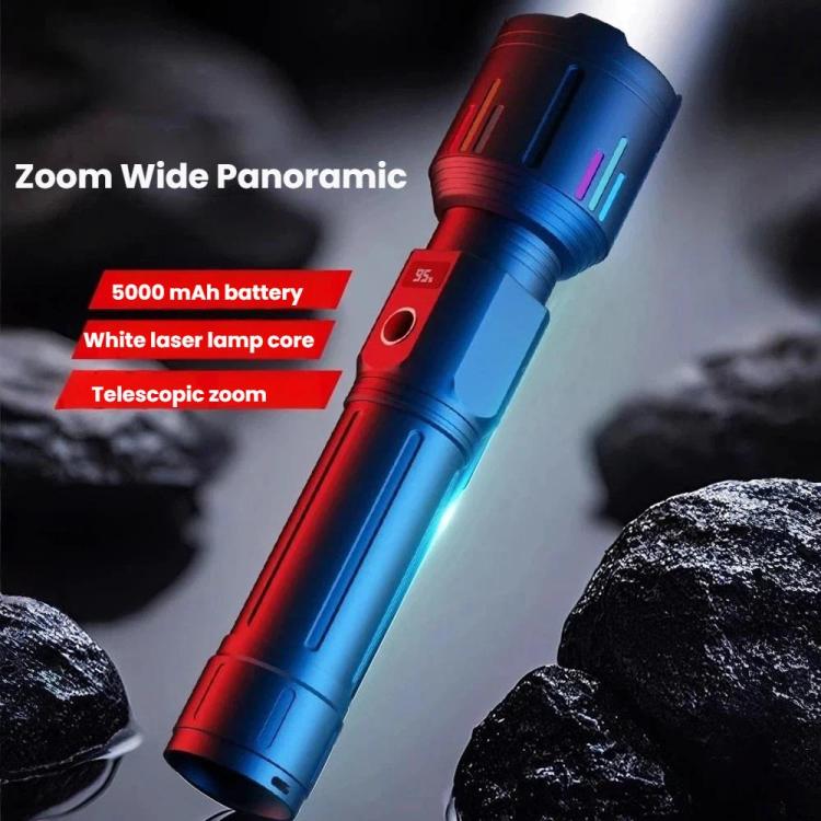 Rechargeable Zoomable High-Power Flashlight Handheld Aluminum Alloy Strong Light Torch