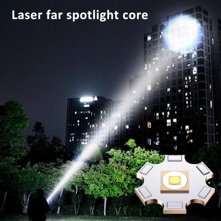 Rechargeable Zoomable High-Power Flashlight Handheld Aluminum Alloy Strong Light Torch