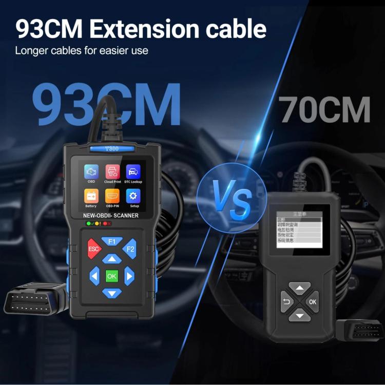 OBD2 Car Diagnostic Tool Battery Fault Scanner