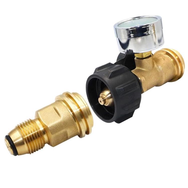 Outdoor Camping Propane Refill Adapter Portable Gas Stove Conversion Connector, Yellow