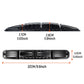 Black bumper protection strip size diagram: 320 cm, 2.1 cm and 4.5 cm height.