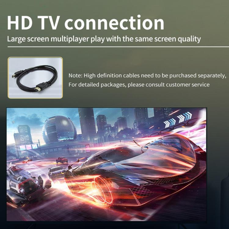 Handheld game console with HDMI TV out connection