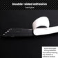 Wheel arch anti-scratch strip sticker with double-sided adhesive backing, shown on black texture