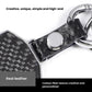 Carbon Fiber Pattern Car Keychain Metal Key Ring
