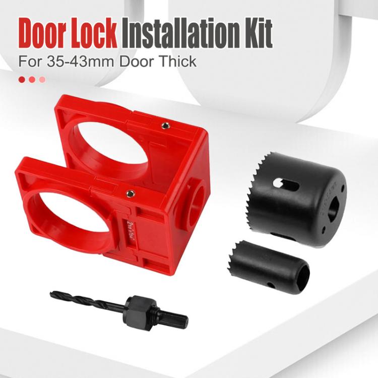 Ball Lock Hole Saw Auxiliary Drilling Tool For Wooden Doors