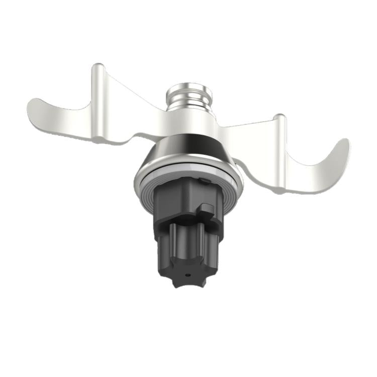 Replacement kneading blade attachment with butterfly whisk arms and black drive base