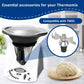 Replacement Thermomix TM31 compatible kneading blade accessory with stainless butterfly arms
