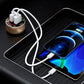 Car Cigarette Lighter LED Indicator USB Charger With Switch