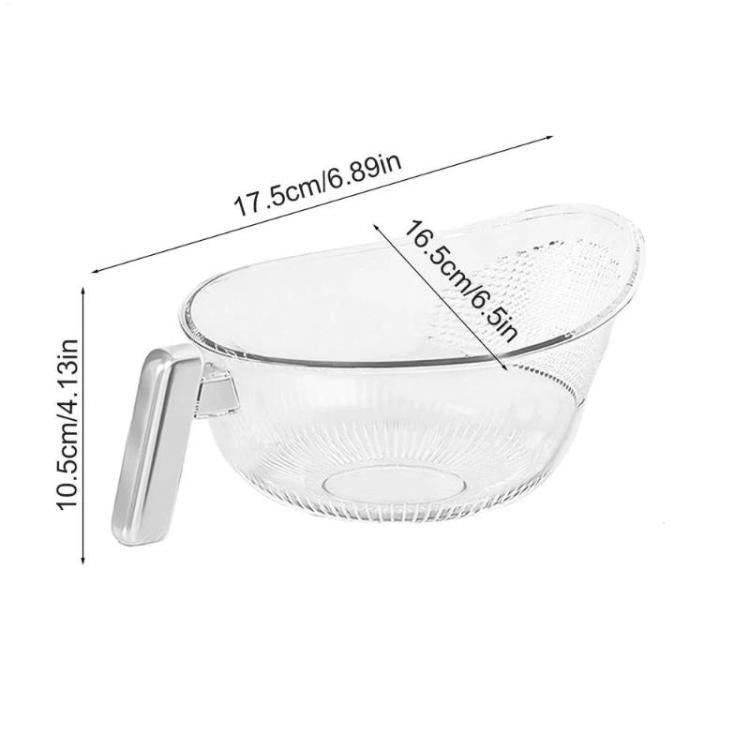 Kitchen Colander With Handle Household Rice Washing & Vegetable Cleaning Basket