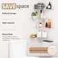 Acrylic Corner Wall Mounted Shelf For Bathroom, Kitchen & Office, Single, Double