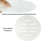 Clear acrylic anti-jump cover with perforated slot pattern, 3mm thick plate