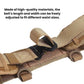 Beige adjustable waist belt strap with metal buckle and end webbing loop detail